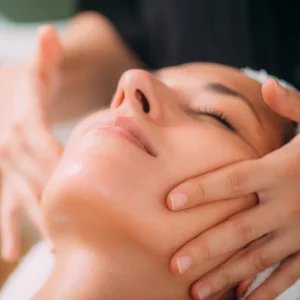 Deluxe Facial Service performed on a woman